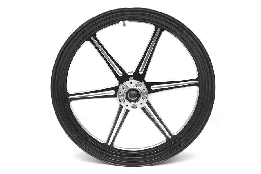 21 inch x 3.5 inch Revolver Front Wheel Black Cut