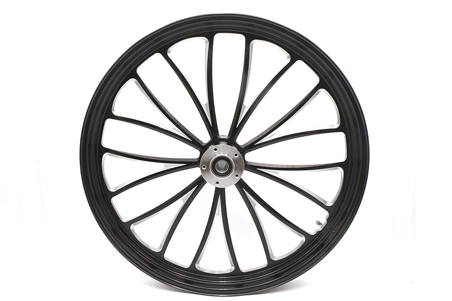 26 inch x 3.5 inch Manhattan Front Wheel Black Cut