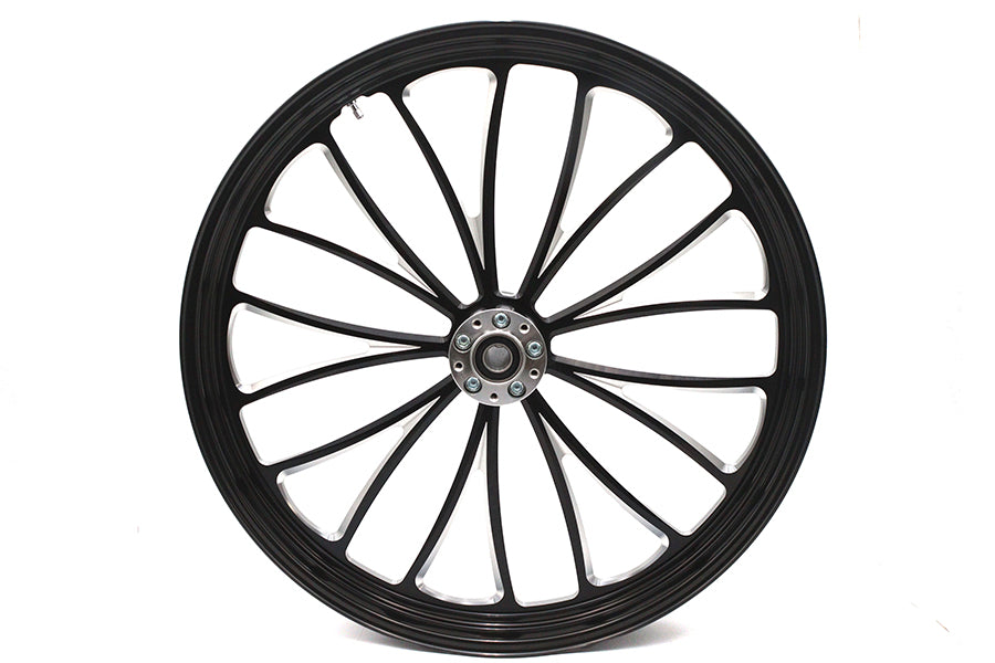 26 inch x 3.5 inch Manhattan Front Wheel Black Cut