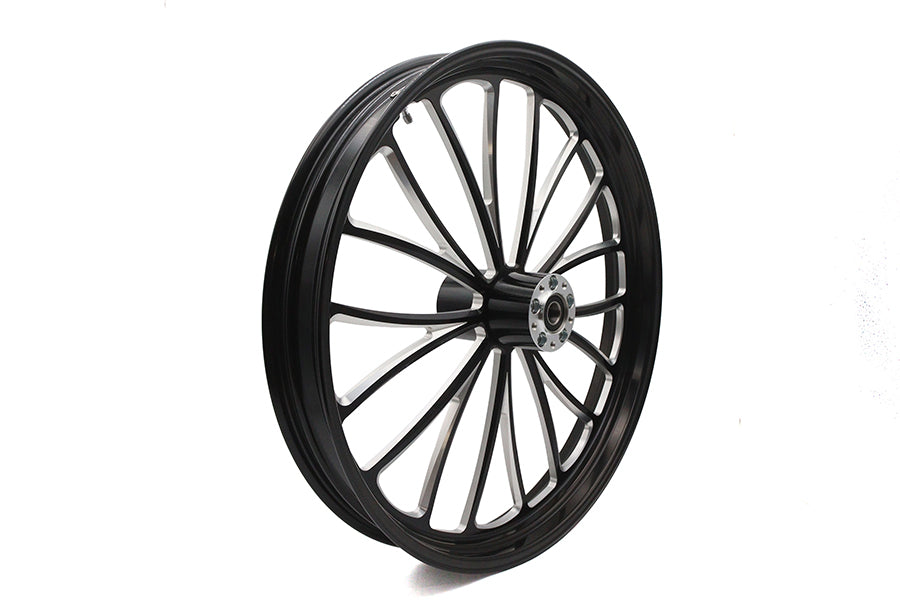 26 inch x 3.5 inch Manhattan Front Wheel Black Cut