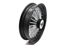 Load image into Gallery viewer, 16 inch x 3.5 inch King Spoke Rear Wheel Black
