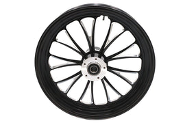18 inch x 3.5 inch Manhattan Front Wheel Black Cut