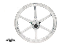 Load image into Gallery viewer, 21 inch x 2.15 inch Revolver Front Wheel Polished Aluminum