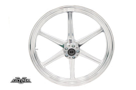 21 inch x 2.15 inch Revolver Front Wheel Polished Aluminum