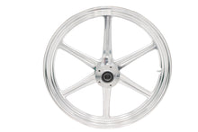 Load image into Gallery viewer, 21 inch x 2.15 inch Revolver Front Wheel Polished Aluminum