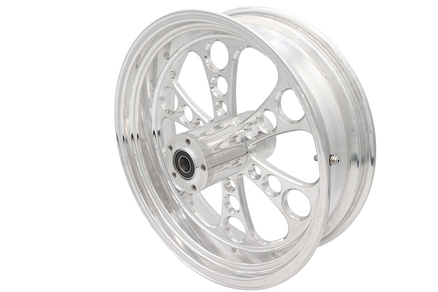 18 inch x 5.5 inch Kool Kat Rear Wheel Polished