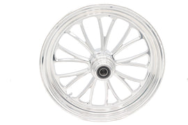 18 inch x 3.5 inch Manhattan Front Wheel Polished Aluminum