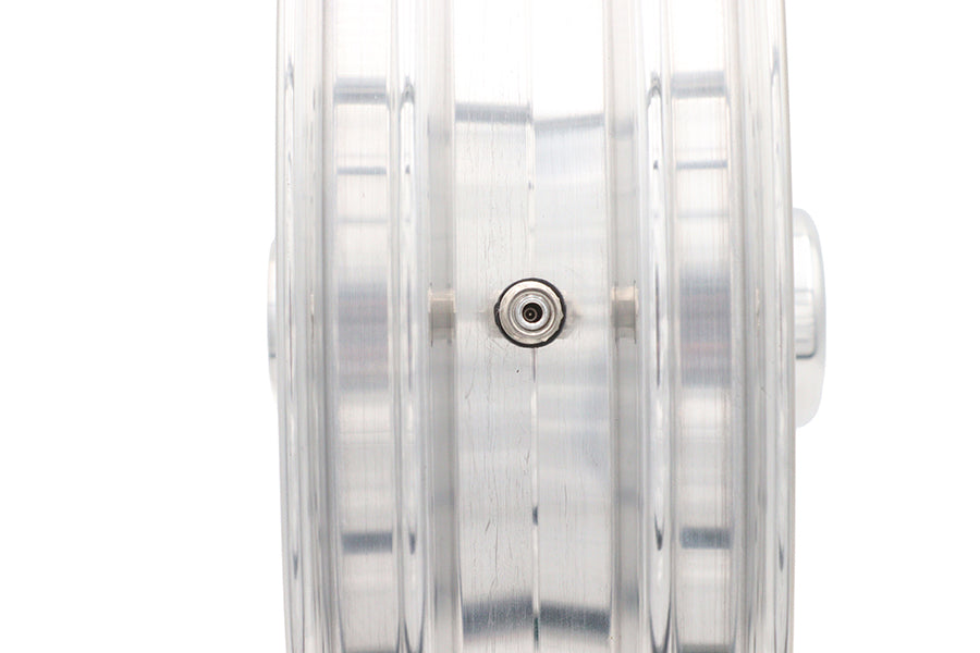 18 inch x 3.5 inch Manhattan Front Wheel Polished Aluminum