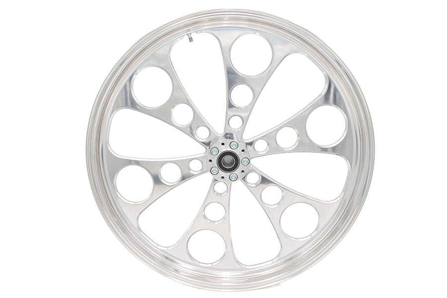 26 inch x 3.5 inch Kool Kat Front Wheel Polished