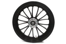 16 inch x 3.5 inch Manhattan Front Wheel Black Cut