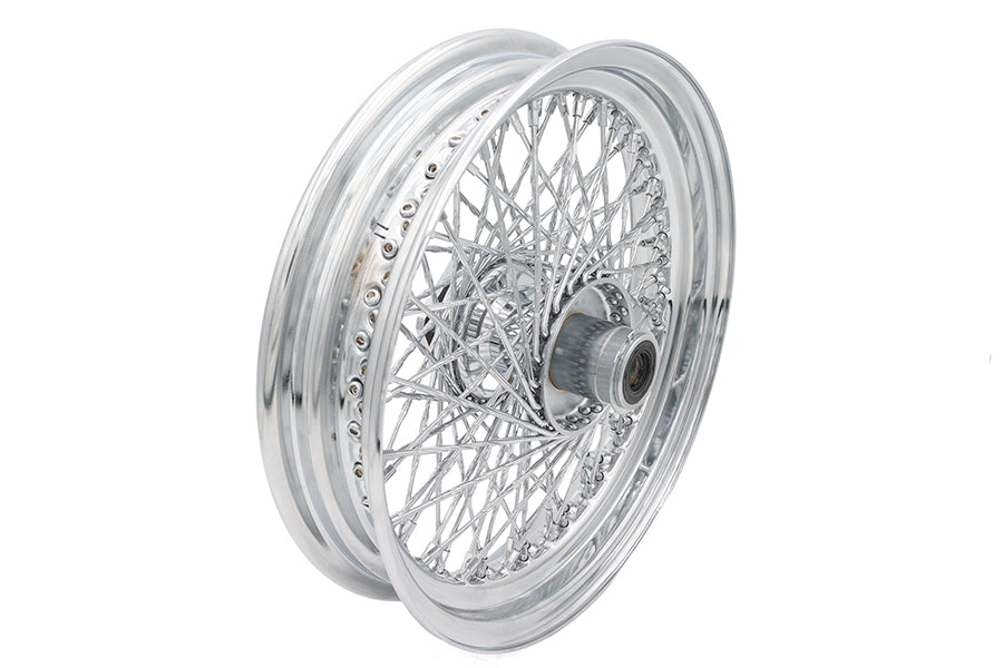 16 inch x 3.0 inch Ultima Front Spoke Wheel Chrome