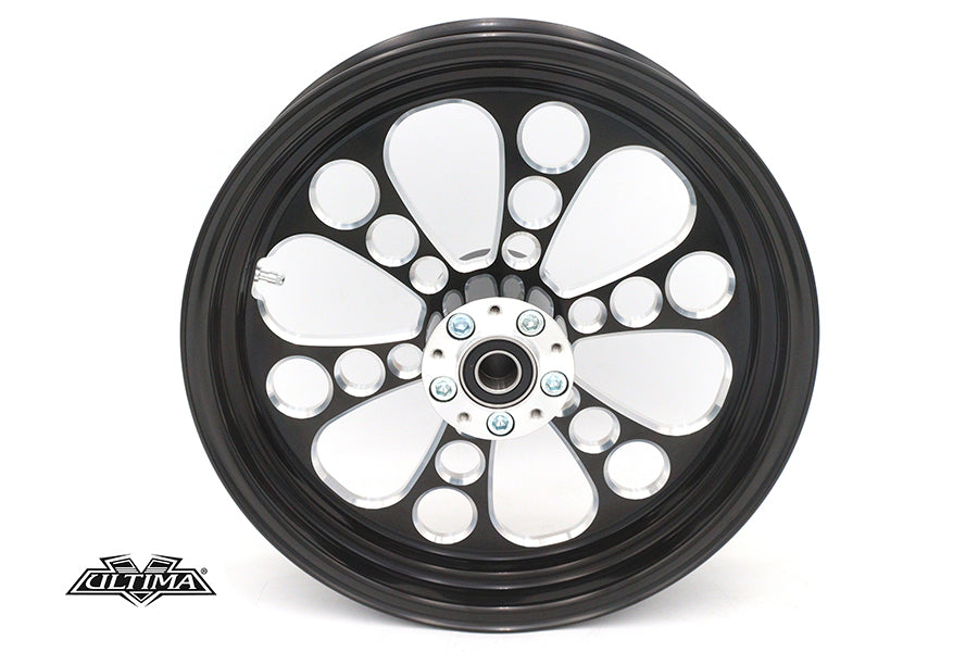 16 inch x 3.5 inch Kool Kat Front Wheel Black Cut