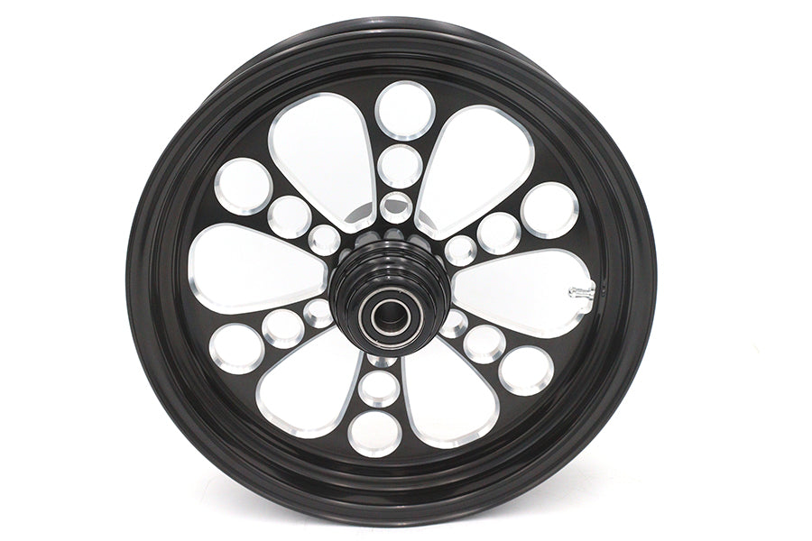 16 inch x 3.5 inch Kool Kat Front Wheel Black Cut