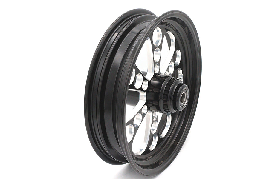 16 inch x 3.5 inch Kool Kat Front Wheel Black Cut