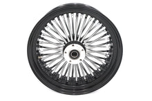 Load image into Gallery viewer, 16 inch x 5.5 inch King Spoke Rear Wheel Black/Chrome