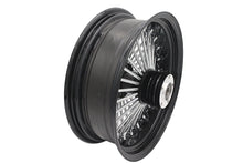 Load image into Gallery viewer, 16 inch x 5.5 inch King Spoke Rear Wheel Black/Chrome