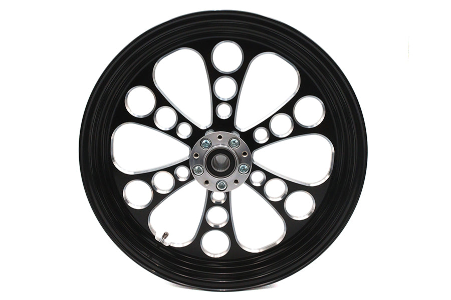 18 inch x 3.5 inch Kool Kat Front Wheel Black Cut