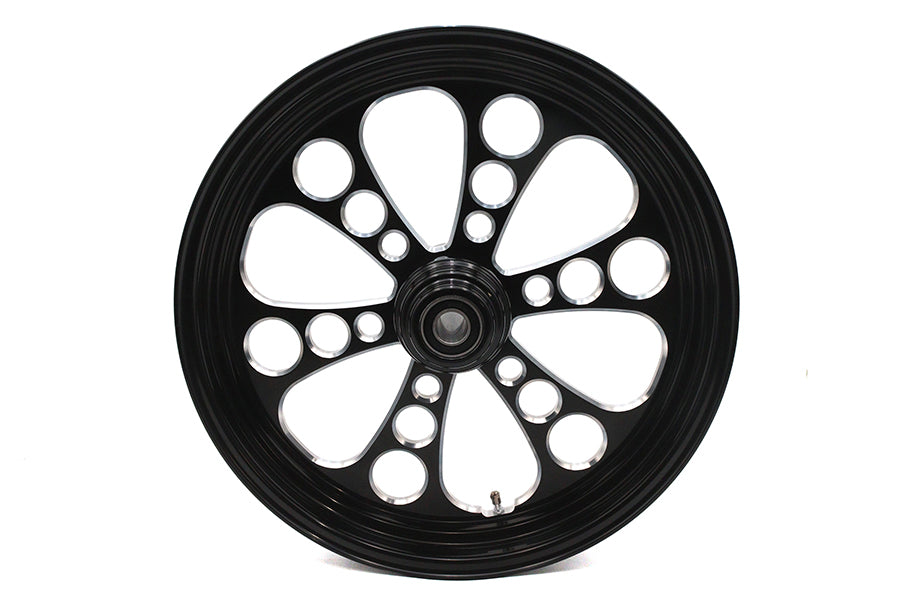 18 inch x 3.5 inch Kool Kat Front Wheel Black Cut
