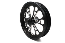 Load image into Gallery viewer, 18 inch x 3.5 inch Kool Kat Front Wheel Black Cut