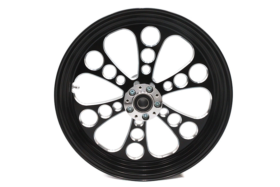 18 inch x 3.5 inch Kool Kat Front Wheel Black Cut