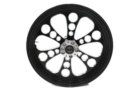 18 inch x 3.5 inch Kool Kat Front Wheel Black Cut