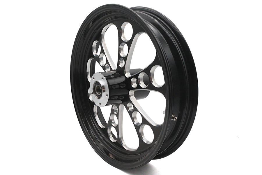 18 inch x 3.5 inch Kool Kat Front Wheel Black Cut