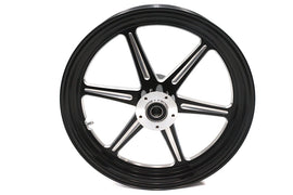 18 inch x 3.5 inch Revolver Front Wheel Black Cut
