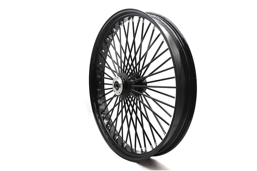 30 inch x 4.0 inch King Spoke Front Wheel Black
