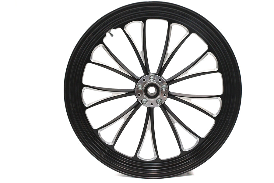 21 inch x 3.5 inch Manhattan Front Wheel Black Cut