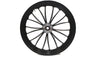 21 inch x 3.5 inch Manhattan Front Wheel Black Cut