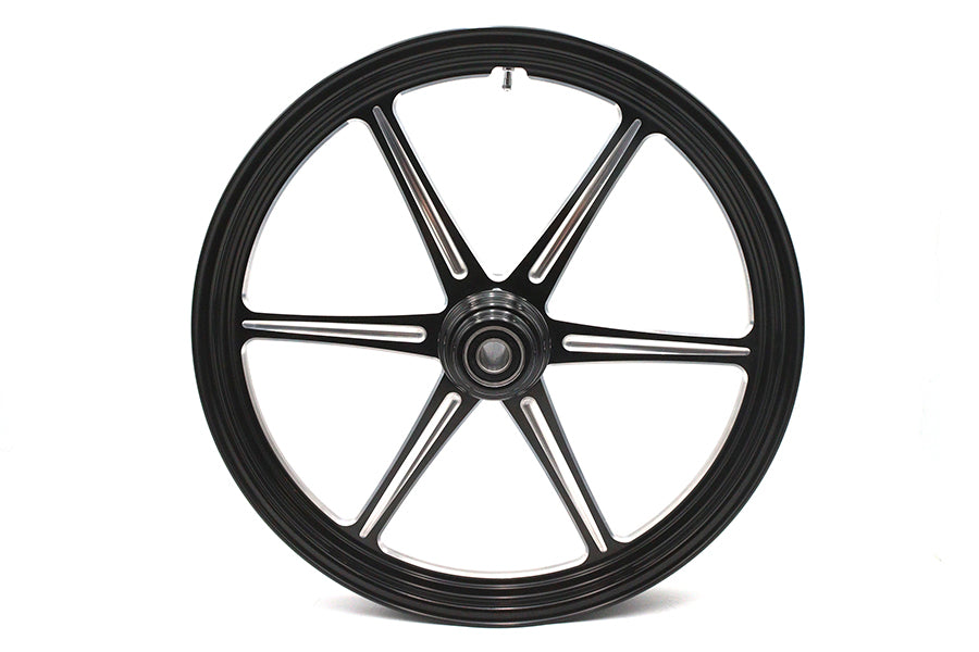 21 inch x 2.15 inch Revolver Front Wheel Black Cut