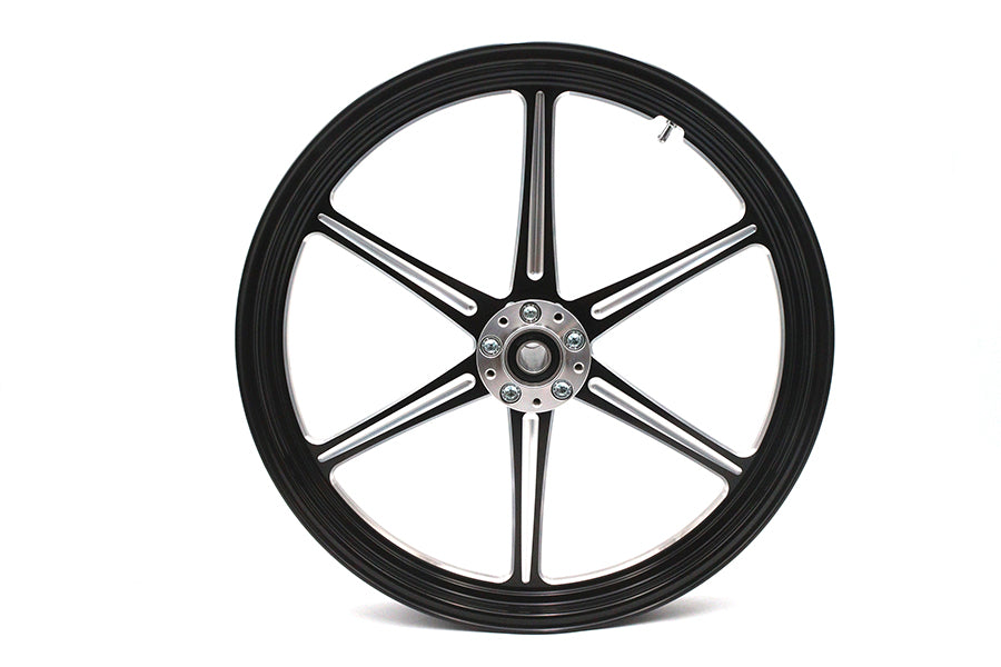 21 inch x 2.15 inch Revolver Front Wheel Black Cut