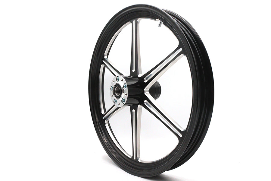 21 inch x 2.15 inch Revolver Front Wheel Black Cut
