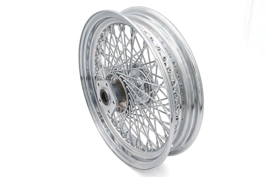 16 inch x 3.0 inch Ultima Front Spoke Wheel Chrome