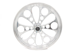 23 inch x 3.5 inch Kool Kat Front Wheel Polished Aluminum