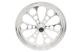 21 inch x 3.5 inch Kool Kat Front Wheel Polished Aluminum