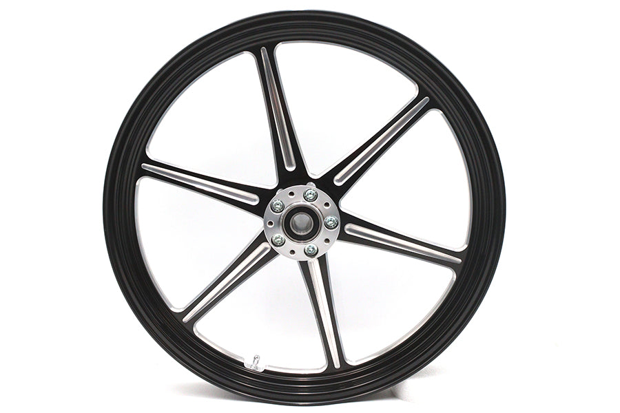 21 inch x 2.15 inch Revolver Front Wheel Black Cut