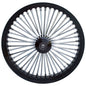 21 inch x 3.5 inch King Spoke Front Wheel Black/Chrome
