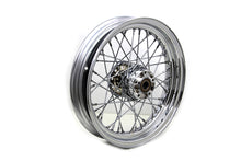 Load image into Gallery viewer, 16 inch x 3.00 inch Front Spoke Wheel Chrome