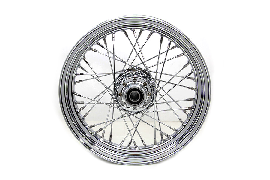 16 inch x 3.00 inch Rear Spoke Wheel Chrome