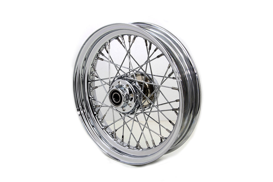 16 inch x 3.00 inch Rear Spoke Wheel Chrome