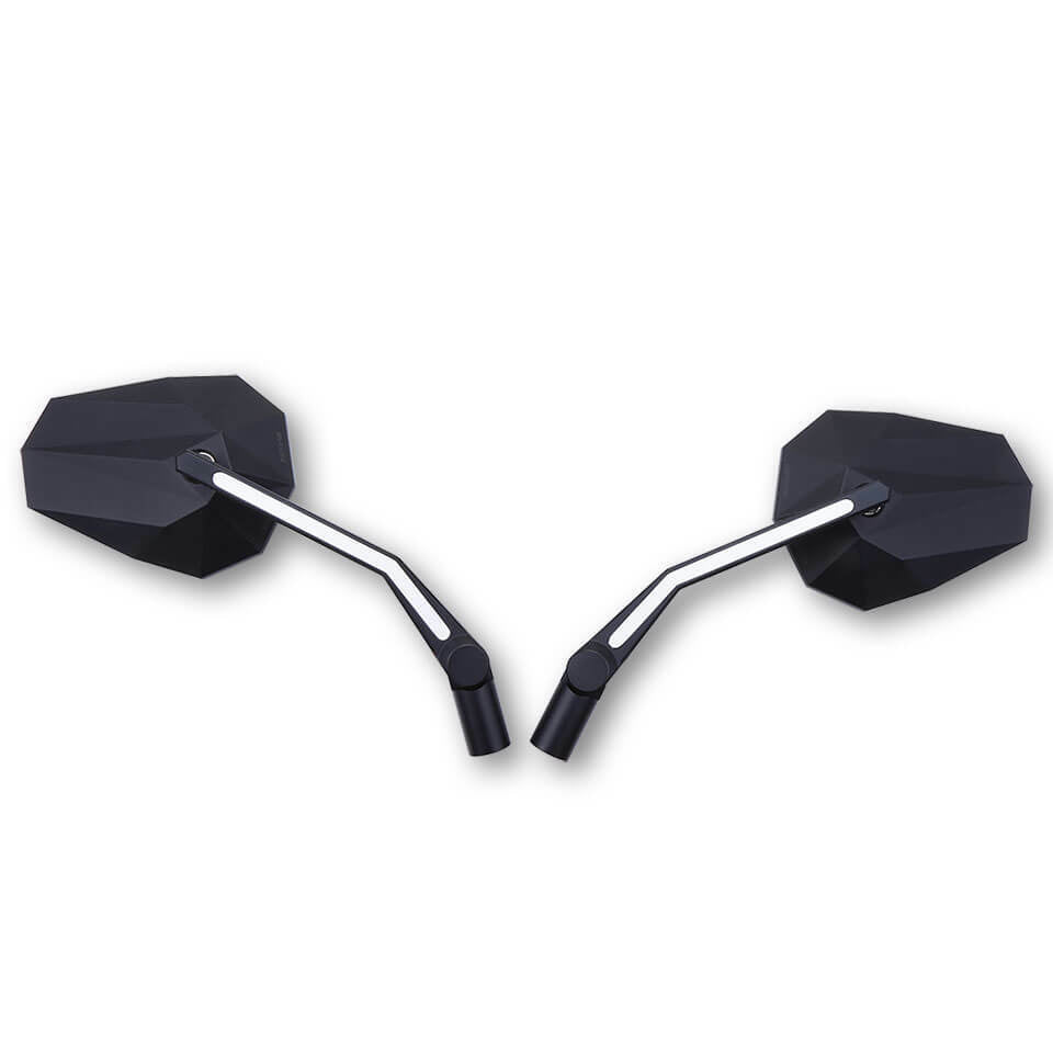 Stealth X3 Drl Mirror Pair Matte Black