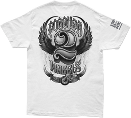 Two Wheels Tee White Xl