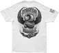 Two Wheels Tee White Lg