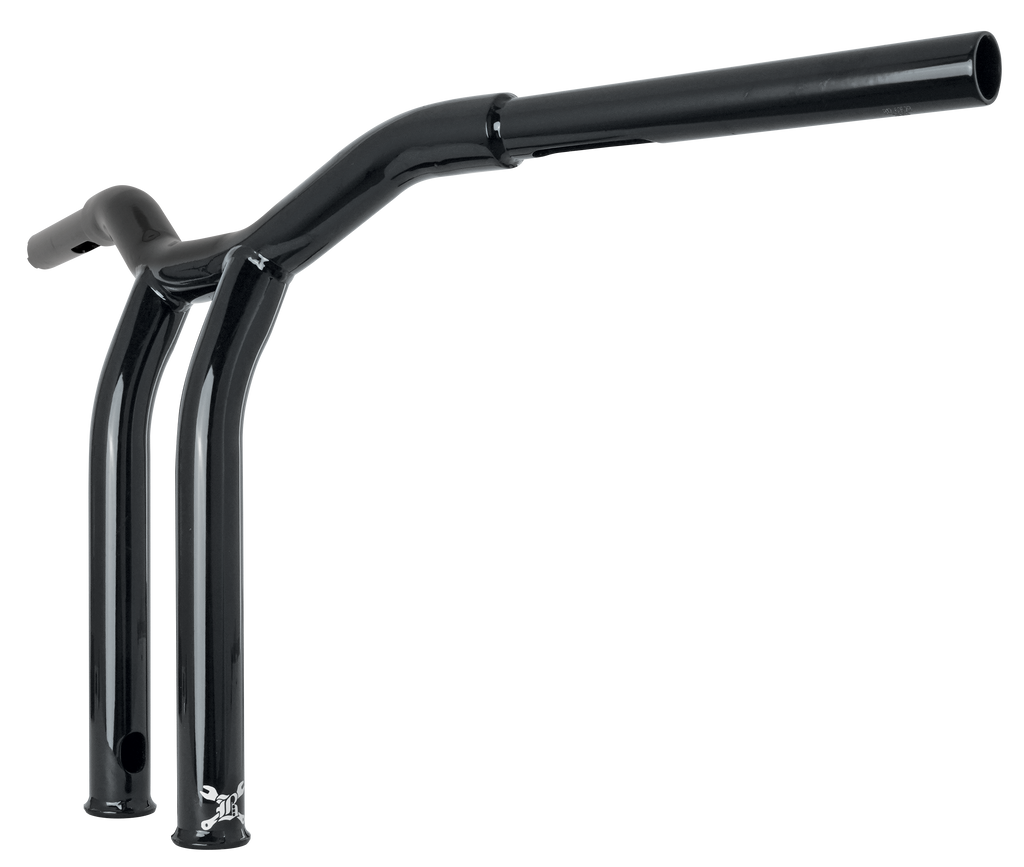 Dominator Raked Bar 12" 1.25" Gloss Black