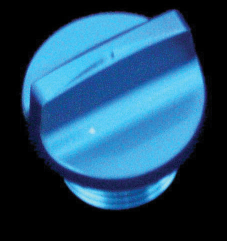 Oil Plug & Cap (Blue)