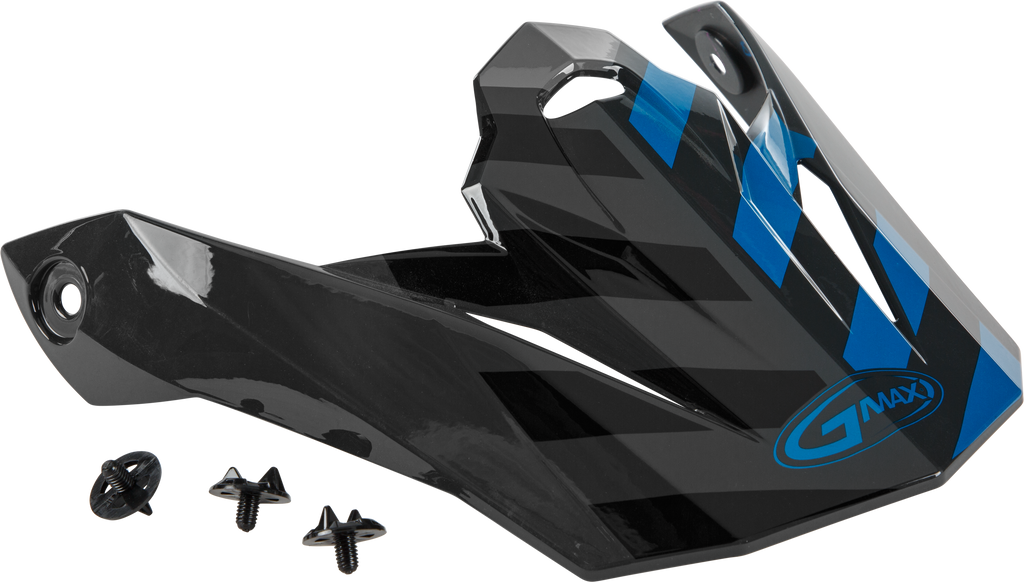 Visor W/Screws Fame Mx 86 Dark Grey/Blue/Black