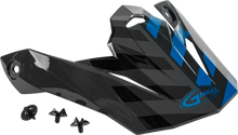 Load image into Gallery viewer, Visor W/Screws Fame Mx 86 Dark Grey/Blue/Black