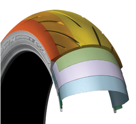 Tire Battlax Hypersport S22 Fr 120/70zr17 58w Radial Tl