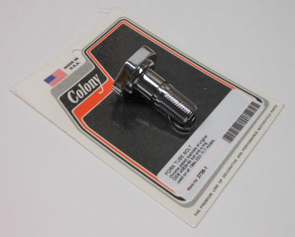 Chrome Fork Tube Bolt